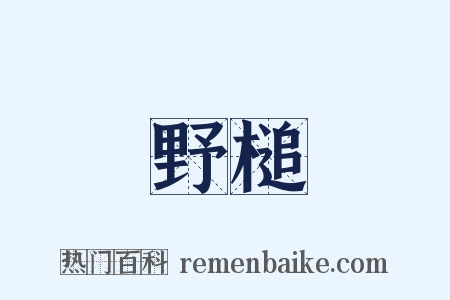 野槌是什么意思的图片